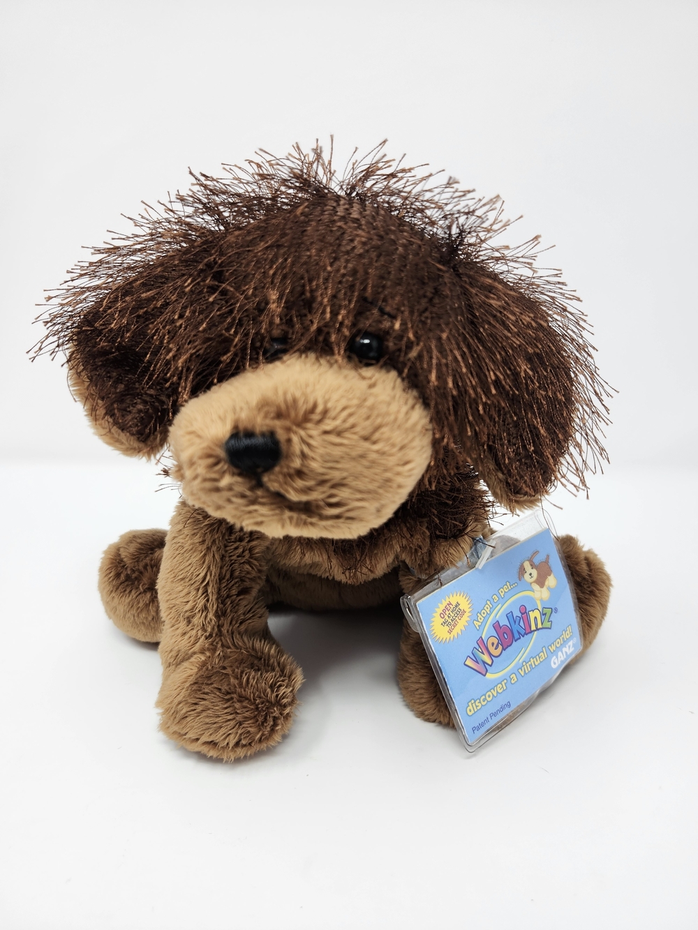 Webkinz Brown Dog Plush NWT With Unused Code Ganz Vintage Stuffed Animal Toy